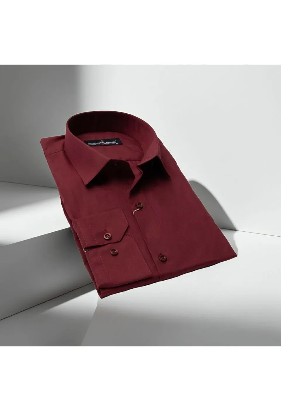 Slim Fit Uzun Kol Düz Renk Erkek Gömlek 3GMK310408B195 - Giovanni Fratelli