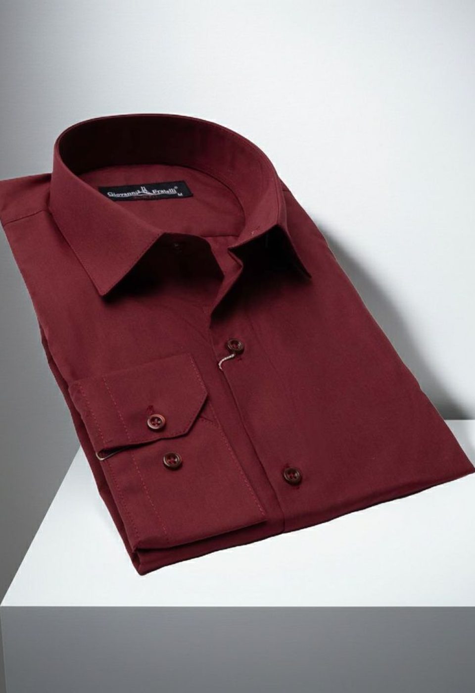 Slim Fit Uzun Kol Düz Renk Erkek Gömlek 3GMK310408B195 - Giovanni Fratelli