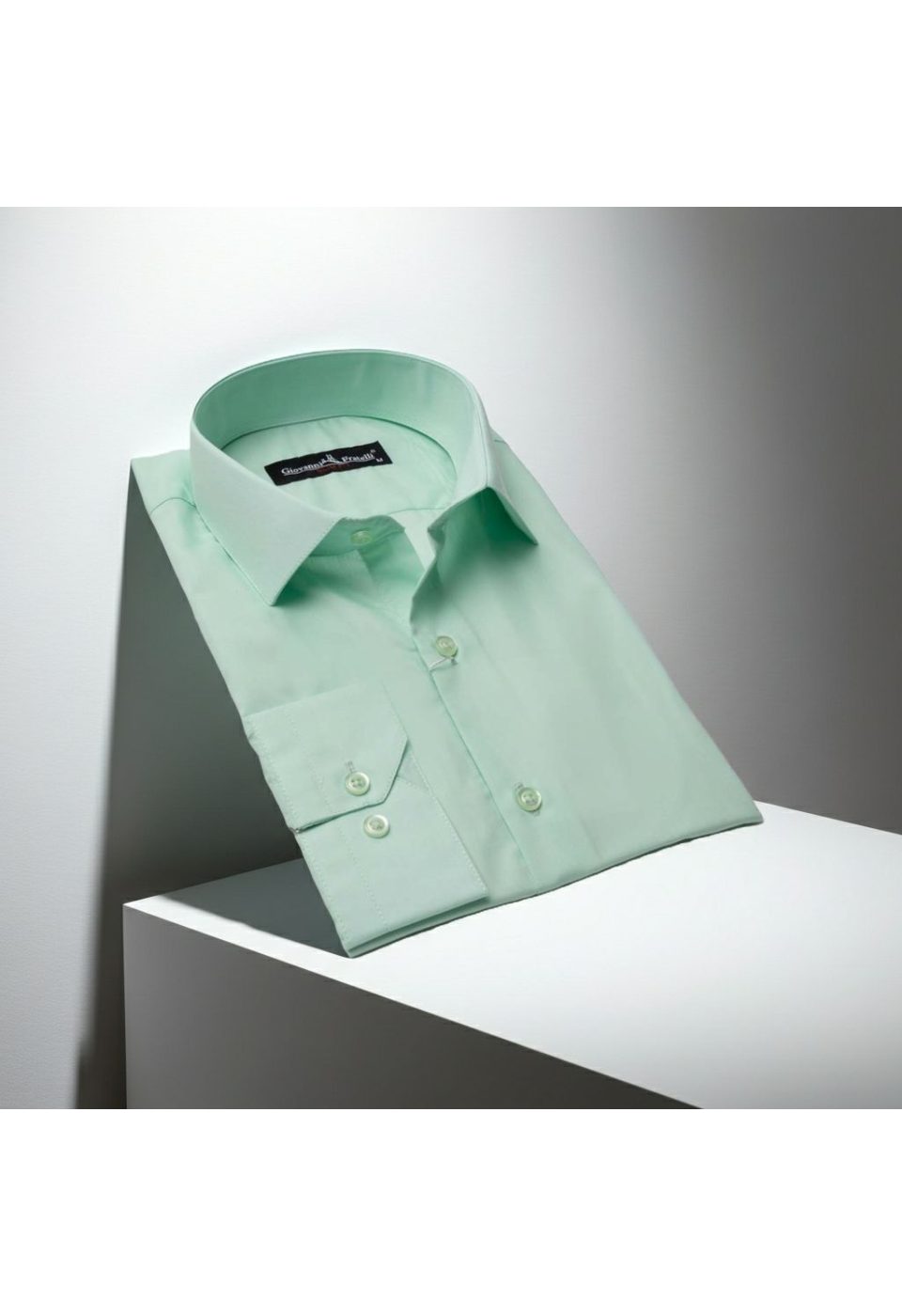 0408 CR B196 Slim Fit Uzun Kol Düz Renk Erkek Gömlek 3GMK310408B196 - Giovanni Fratelli