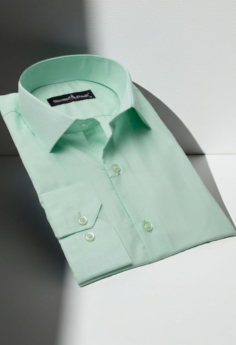 0408 CR B196 Slim Fit Uzun Kol Düz Renk Erkek Gömlek 3GMK310408B196 - Giovanni Fratelli