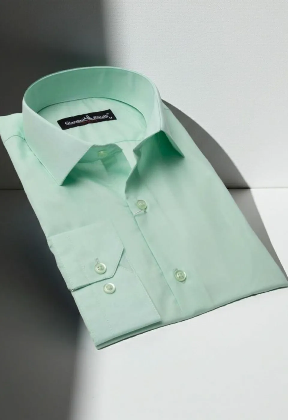 Slim Fit Uzun Kol Düz Renk Erkek Gömlek 3GMK310408B196 - Giovanni Fratelli