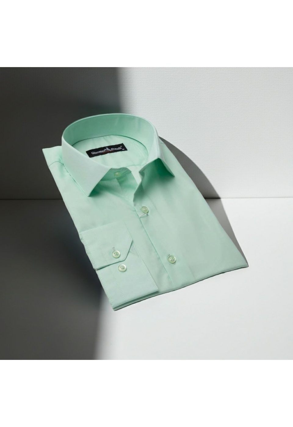 0408 CR B196 Slim Fit Uzun Kol Düz Renk Erkek Gömlek 3GMK310408B196 - Giovanni Fratelli