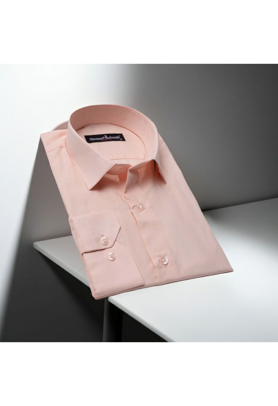 0408 CR B20 Slim Fit Uzun Kol Düz Renk Erkek Gömlek 3GMK310408B20 - Giovanni Fratelli