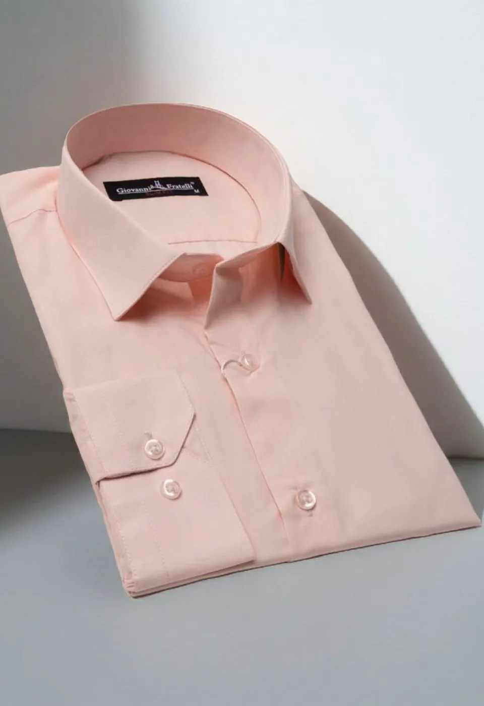 Slim Fit Uzun Kol Düz Renk Erkek Gömlek 3GMK310408B20 - Giovanni Fratelli