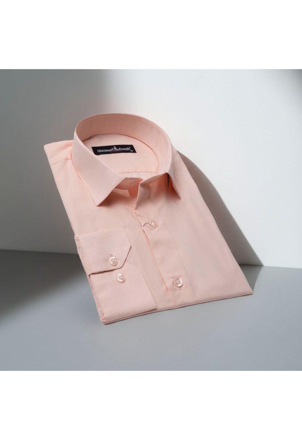 0408 CR B20 Slim Fit Uzun Kol Düz Renk Erkek Gömlek 3GMK310408B20 - Giovanni Fratelli