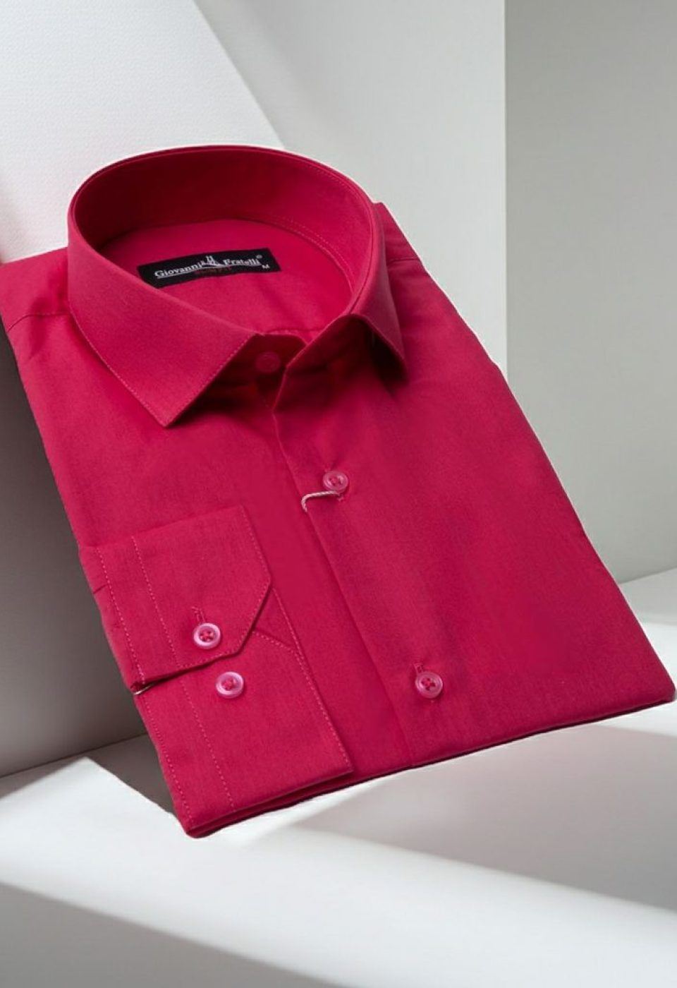 Slim Fit Uzun Kol Düz Renk Erkek Gömlek 3GMK310408B200