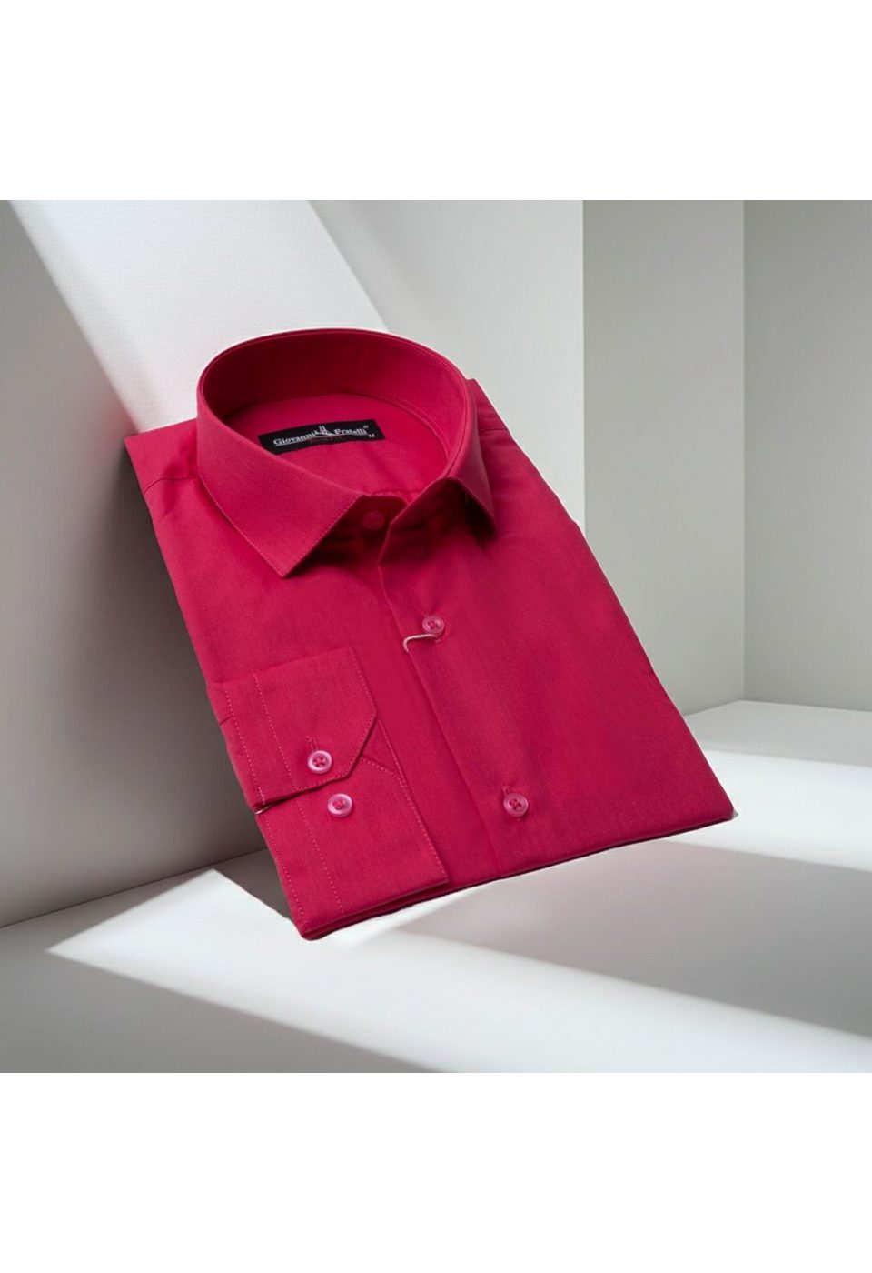 Slim Fit Uzun Kol Düz Renk Erkek Gömlek 3GMK310408B200 - Giovanni Fratelli