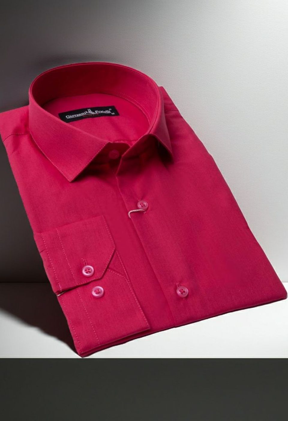 Slim Fit Uzun Kol Düz Renk Erkek Gömlek 3GMK310408B200 - Giovanni Fratelli