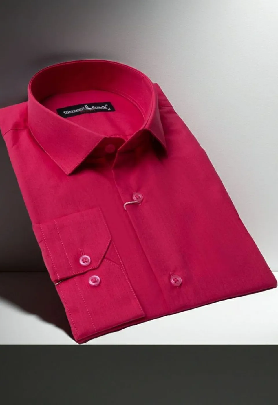 Slim Fit Uzun Kol Düz Renk Erkek Gömlek 3GMK310408B200 - Giovanni Fratelli