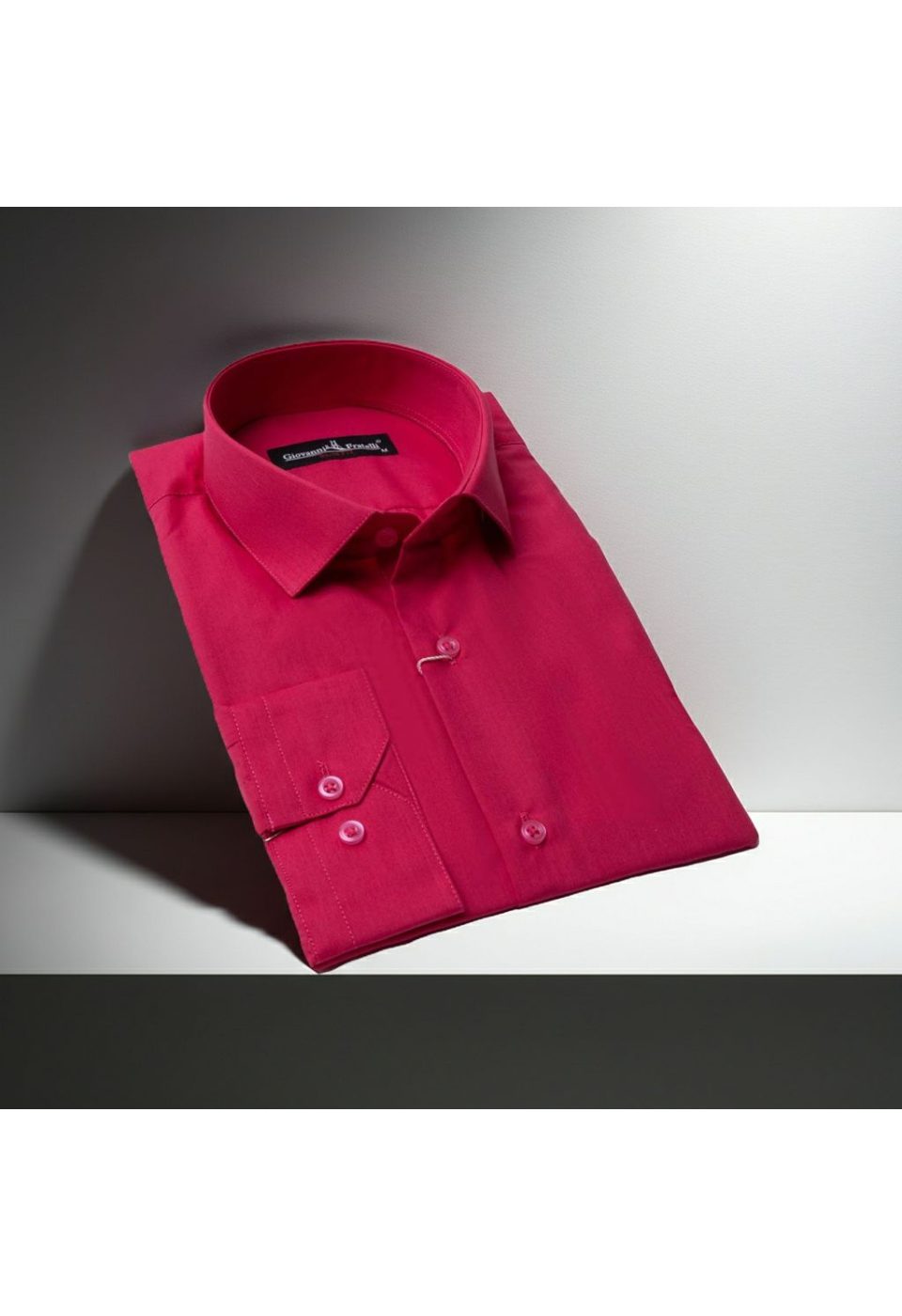 Slim Fit Uzun Kol Düz Renk Erkek Gömlek 3GMK310408B200 - Giovanni Fratelli