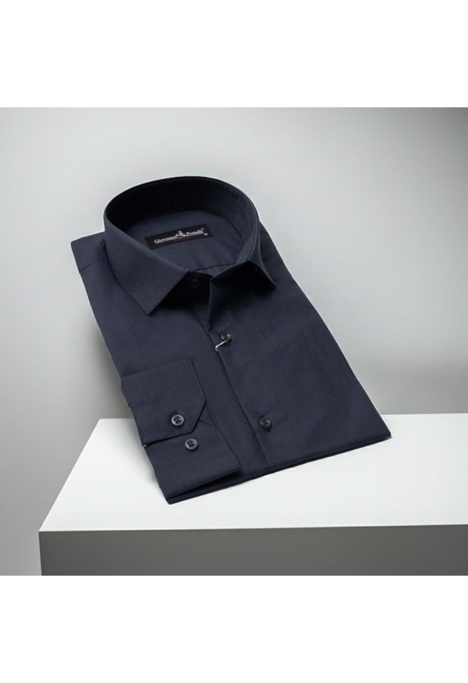 0408 CR B202 Slim Fit Uzun Kol Düz Renk Erkek Gömlek 3GMK310408B202 - Giovanni Fratelli