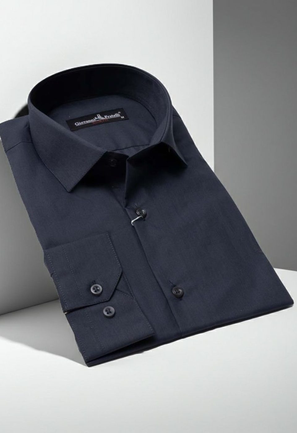 Slim Fit Uzun Kol Düz Renk Erkek Gömlek 3GMK310408B202