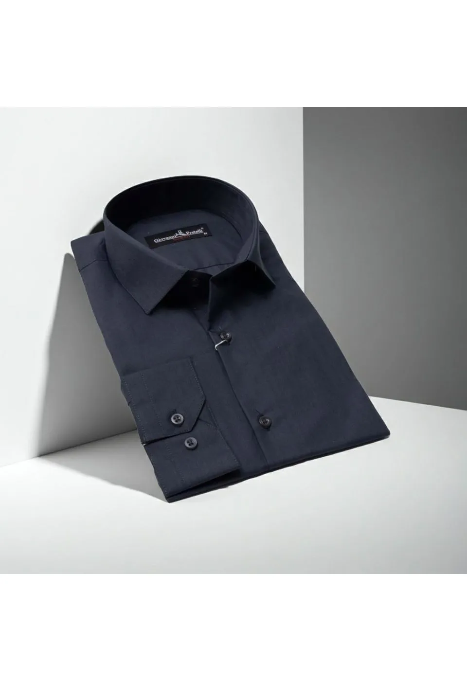 Slim Fit Uzun Kol Düz Renk Erkek Gömlek 3GMK310408B202 - Giovanni Fratelli