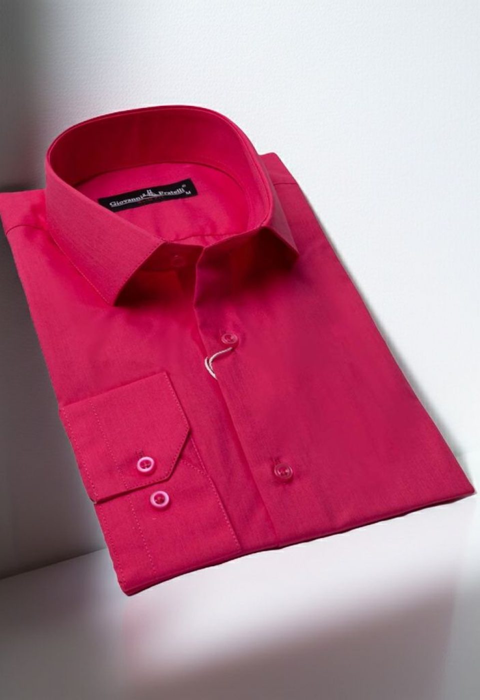 Slim Fit Uzun Kol Düz Renk Erkek Gömlek 3GMK310408B204
