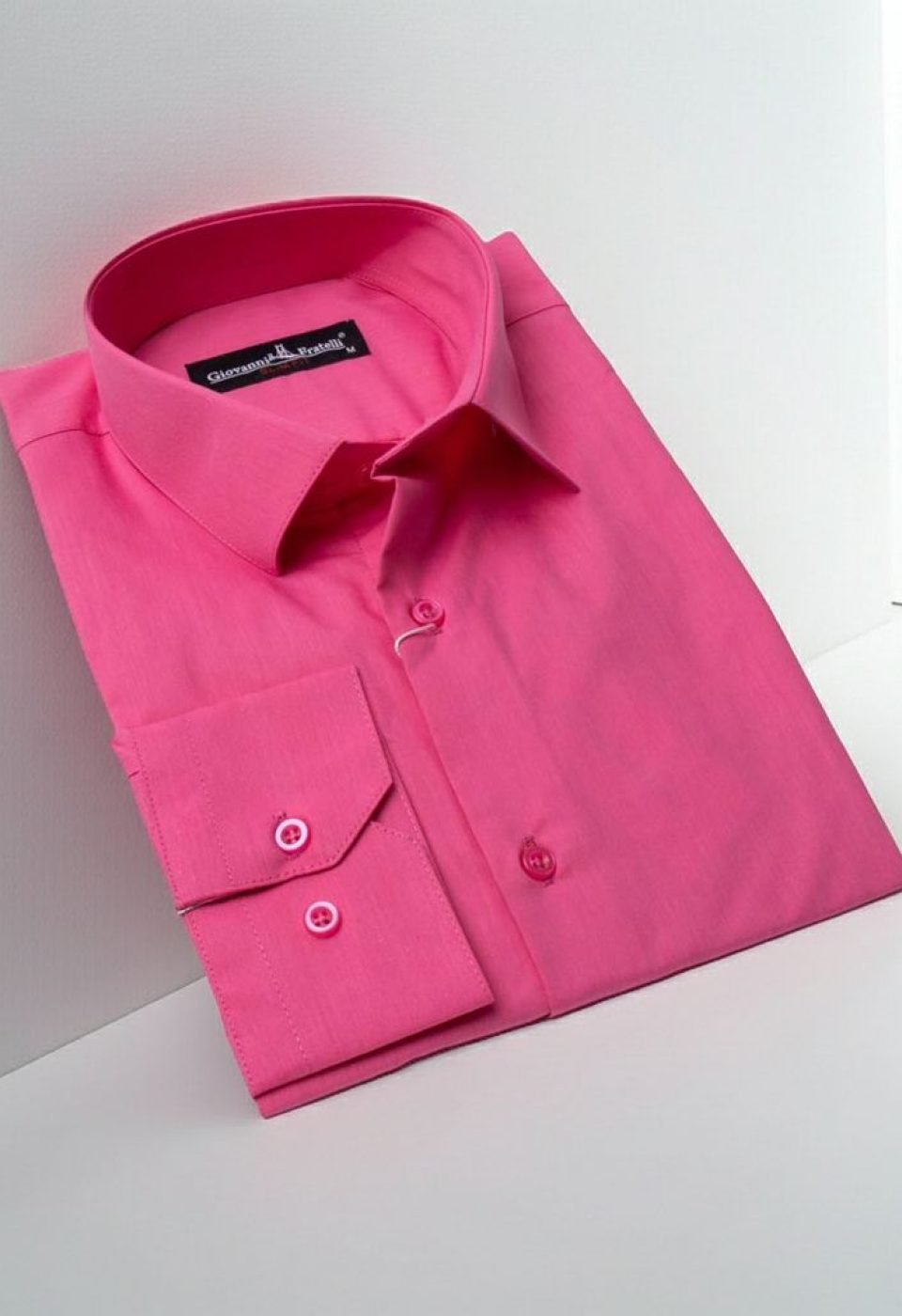 Slim Fit Uzun Kol Düz Renk Erkek Gömlek 3GMK310408B26