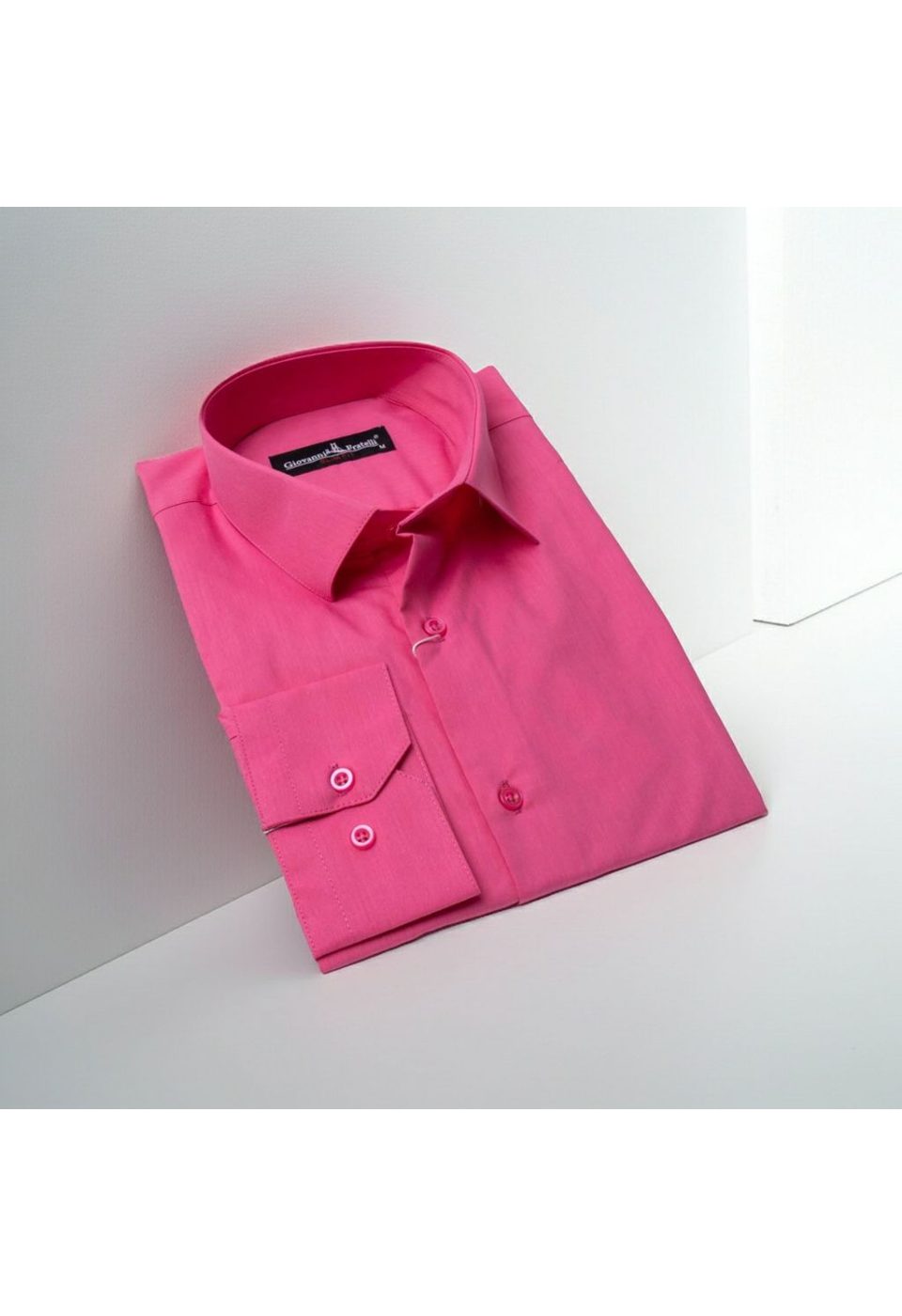0408 CR B26 Slim Fit Uzun Kol Düz Renk Erkek Gömlek 3GMK310408B26 - Giovanni Fratelli
