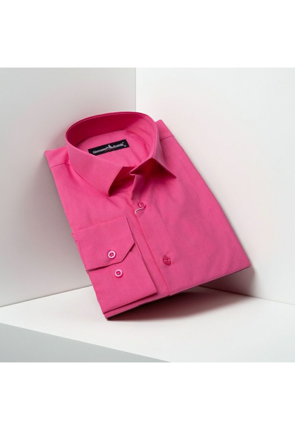 0408 CR B26 Slim Fit Uzun Kol Düz Renk Erkek Gömlek 3GMK310408B26 - Giovanni Fratelli