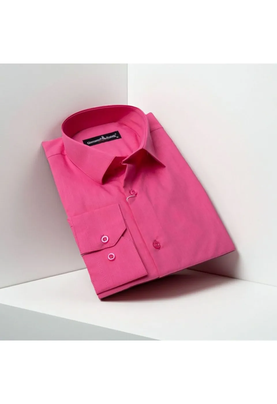 Slim Fit Uzun Kol Düz Renk Erkek Gömlek 3GMK310408B26 - Giovanni Fratelli