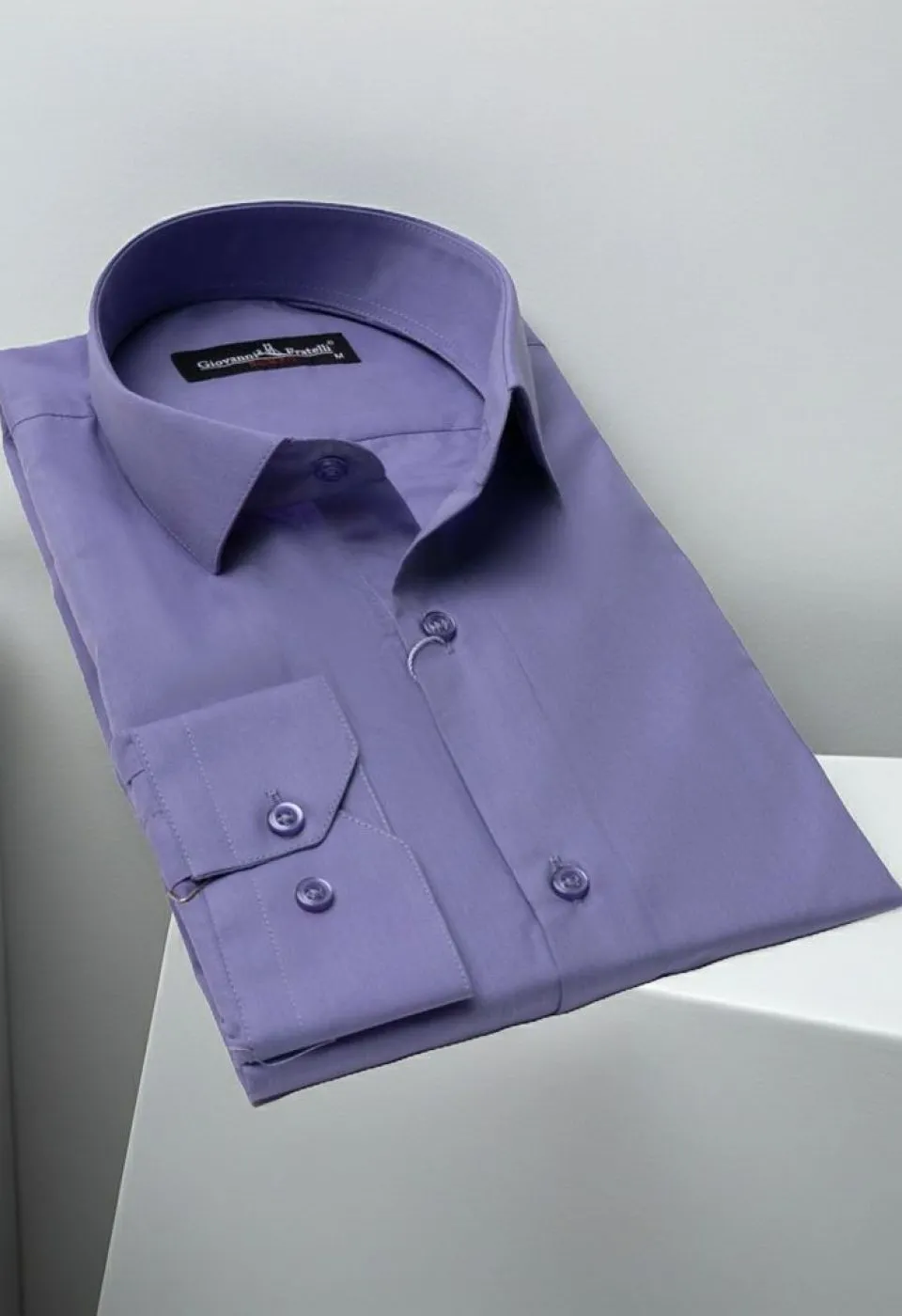 Slim Fit Uzun Kol Düz Renk Erkek Gömlek 3GMK310408B27