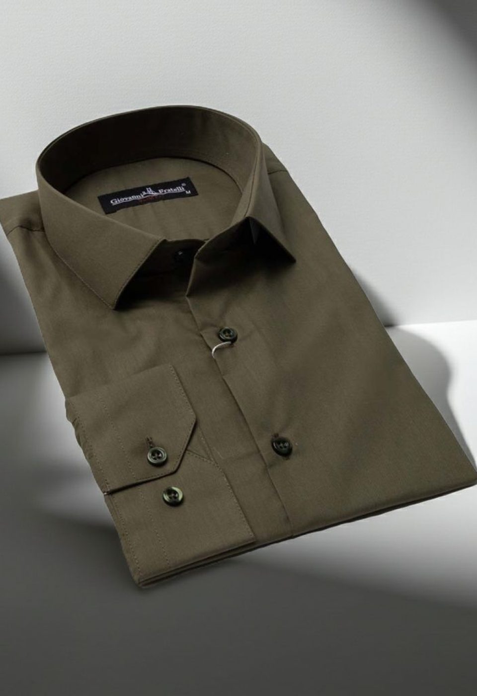 Slim Fit Uzun Kol Düz Renk Erkek Gömlek 3GMK310408B36 Slim Fit Uzun Kol Düz Renk Erkek Gömlek 3GMK310408B36