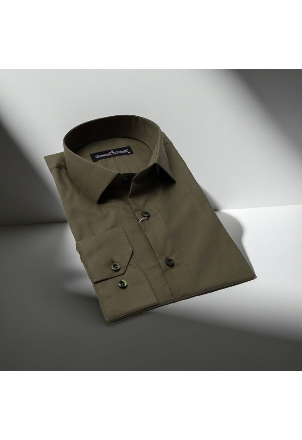 0408 CR B36 Slim Fit Uzun Kol Düz Renk Erkek Gömlek 3GMK310408B36 - Giovanni Fratelli