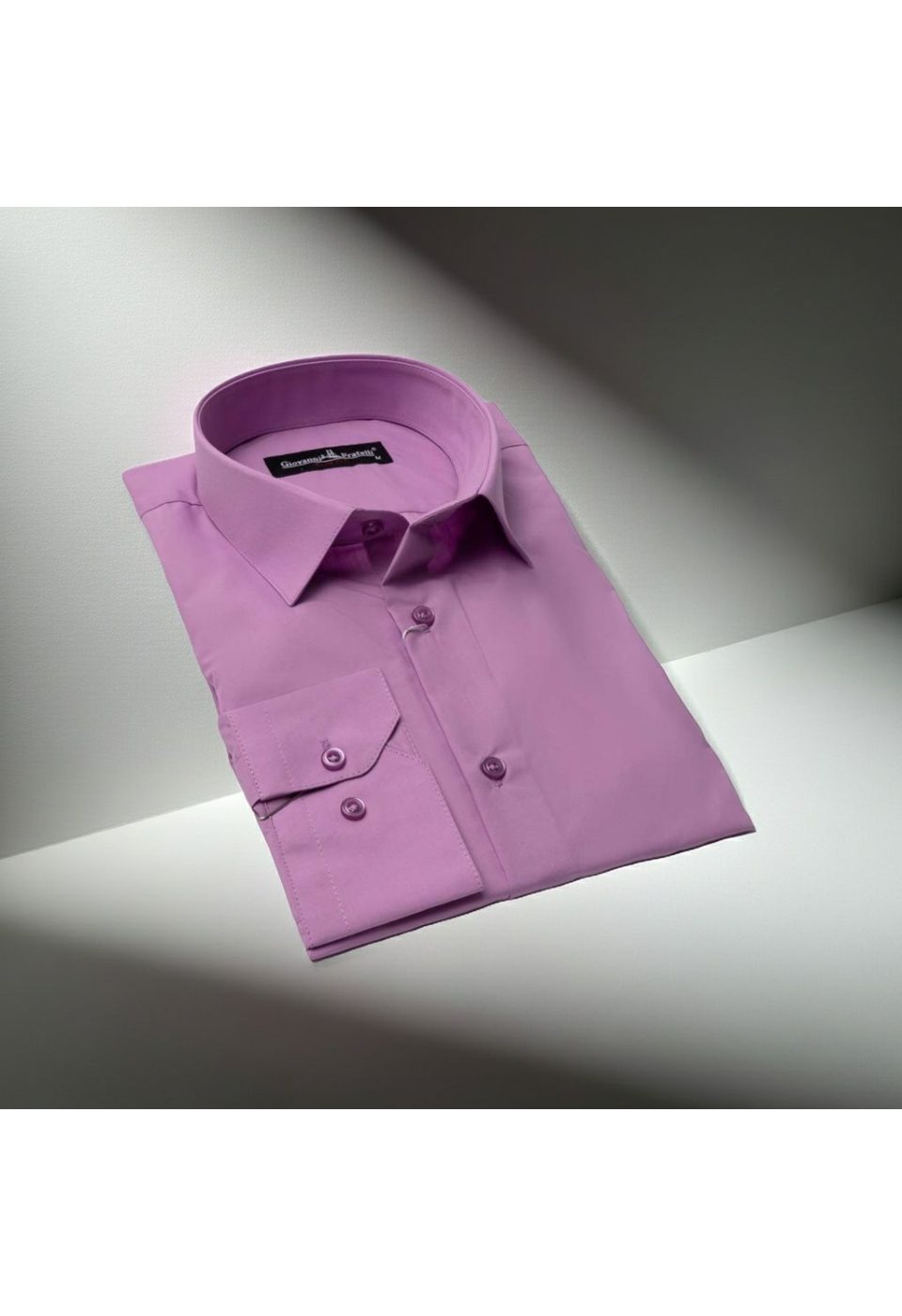 0408 CR B43 Slim Fit Uzun Kol Düz Renk Erkek Gömlek 3GMK310408B43 - Giovanni Fratelli
