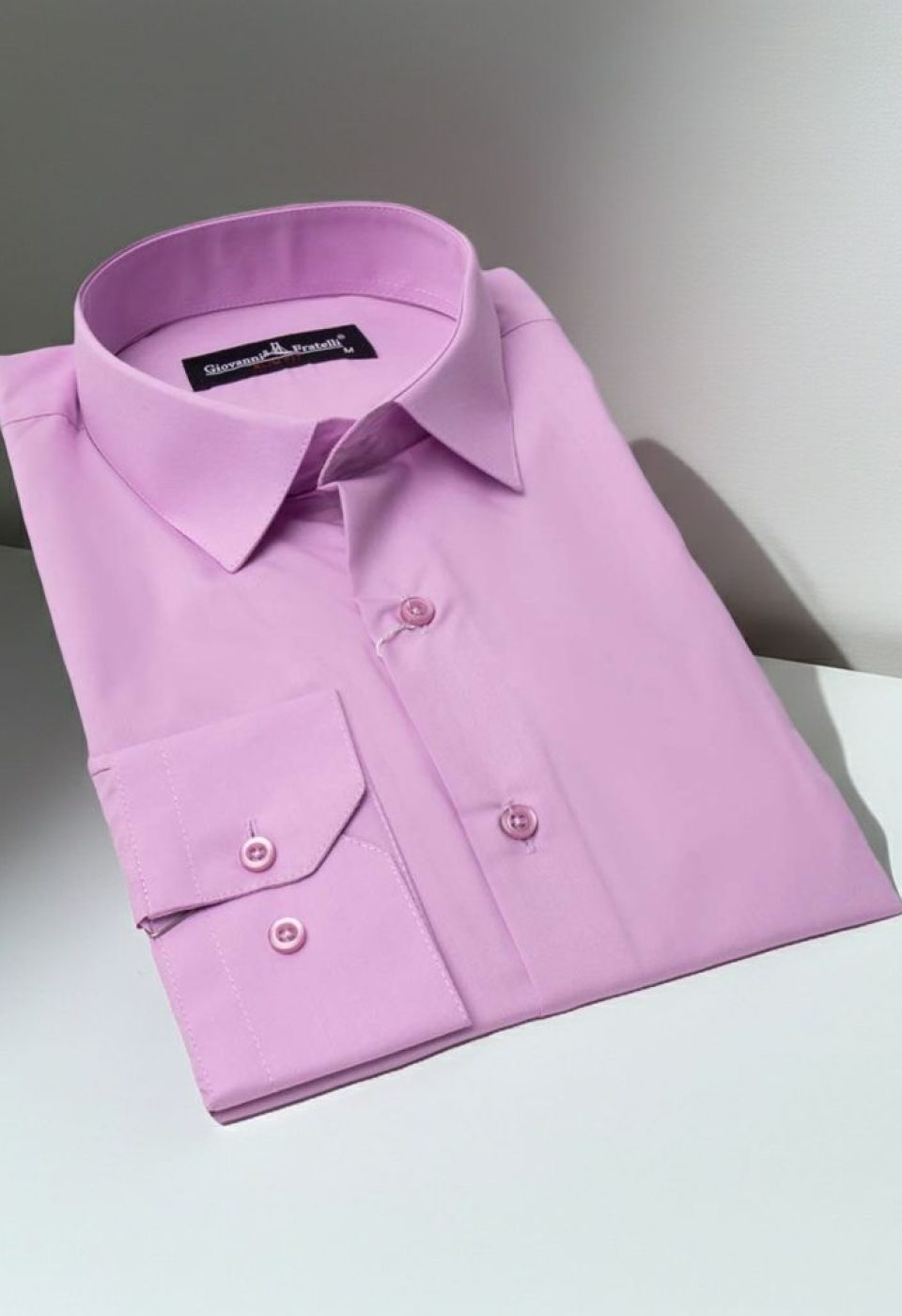 Slim Fit Uzun Kol Düz Renk Erkek Gömlek 3GMK310408B61