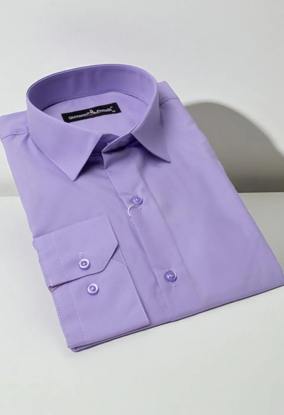 Slim Fit Uzun Kol Düz Renk Erkek Gömlek 3GMK310408B67 - Giovanni Fratelli