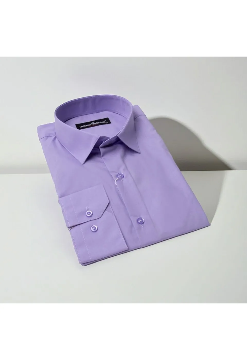 Slim Fit Uzun Kol Düz Renk Erkek Gömlek 3GMK310408B67 - Giovanni Fratelli