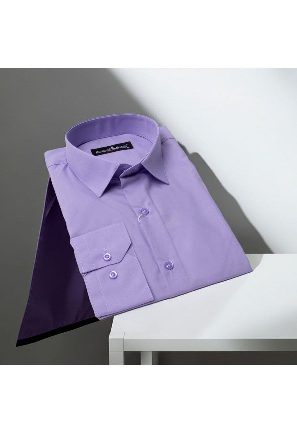 0408 CR B67 Slim Fit Uzun Kol Düz Renk Erkek Gömlek 3GMK310408B67 - Giovanni Fratelli
