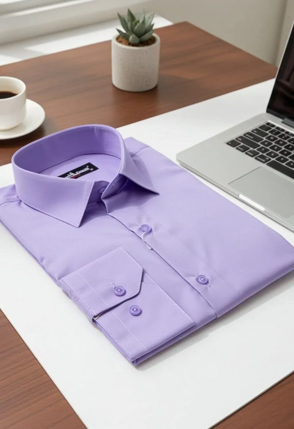 Slim Fit Uzun Kol Düz Renk Erkek Gömlek 3GMK310408B67 - Giovanni Fratelli