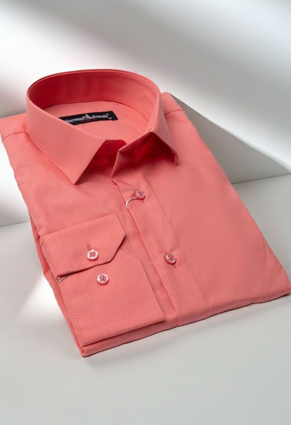 Slim Fit Uzun Kol Düz Renk Erkek Gömlek 3GMK310408B68
