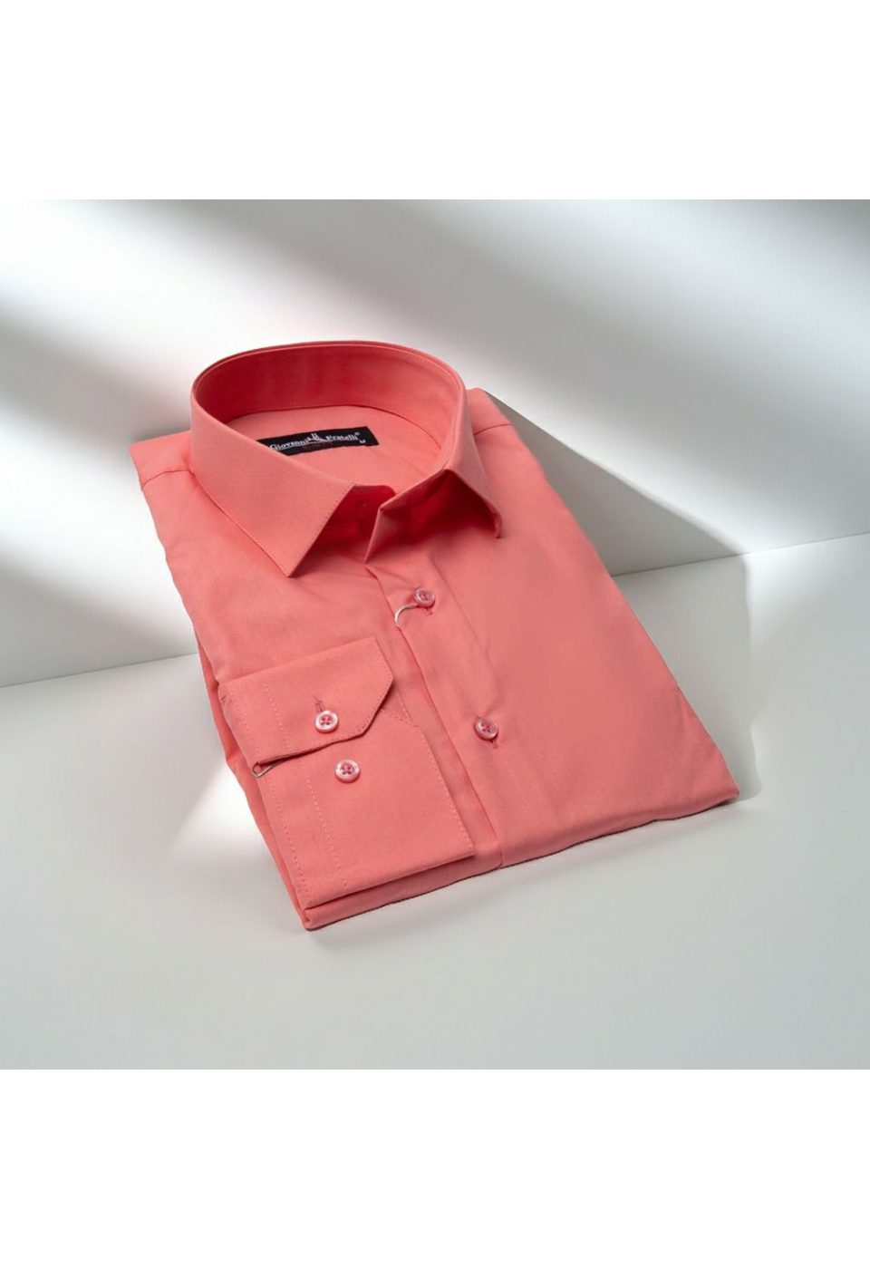 0408 CR B68 Slim Fit Uzun Kol Düz Renk Erkek Gömlek 3GMK310408B68 - Giovanni Fratelli