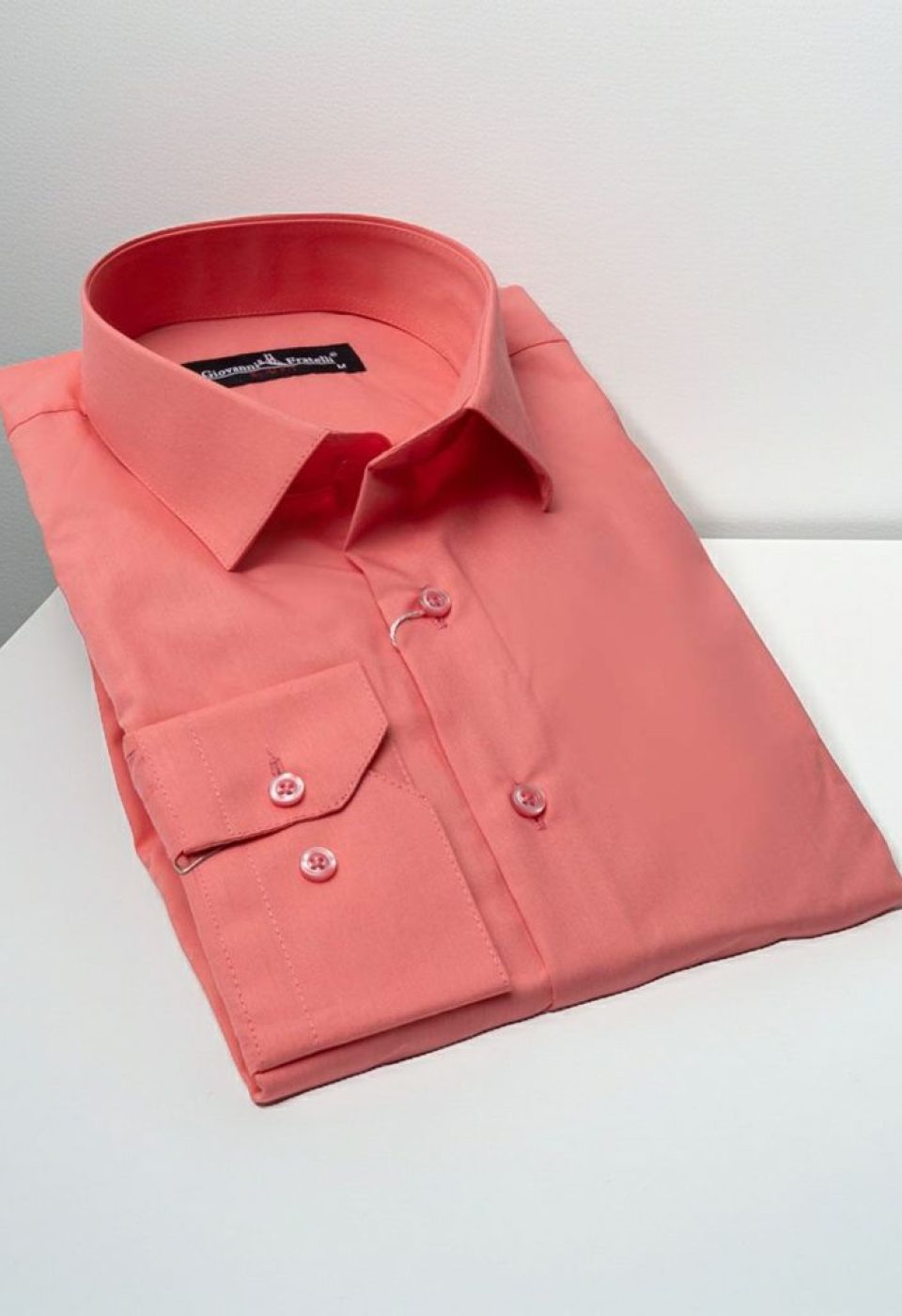 Slim Fit Uzun Kol Düz Renk Erkek Gömlek 3GMK310408B68 Slim Fit Uzun Kol Düz Renk Erkek Gömlek 3GMK310408B68