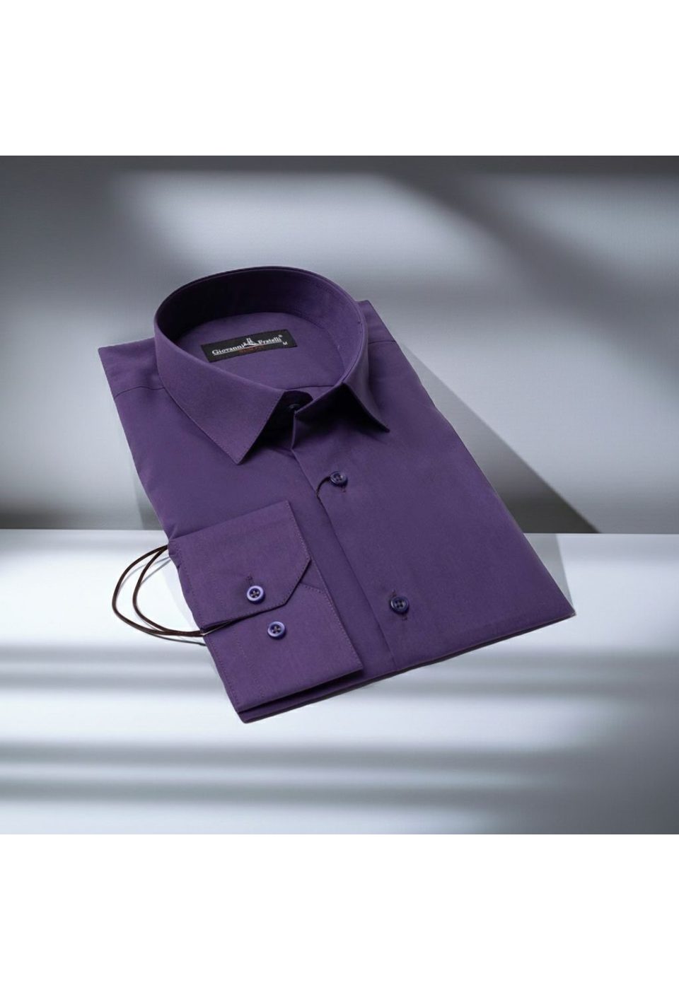 0408 CR B89 Slim Fit Uzun Kol Düz Renk Erkek Gömlek 3GMK310408B89 - Giovanni Fratelli