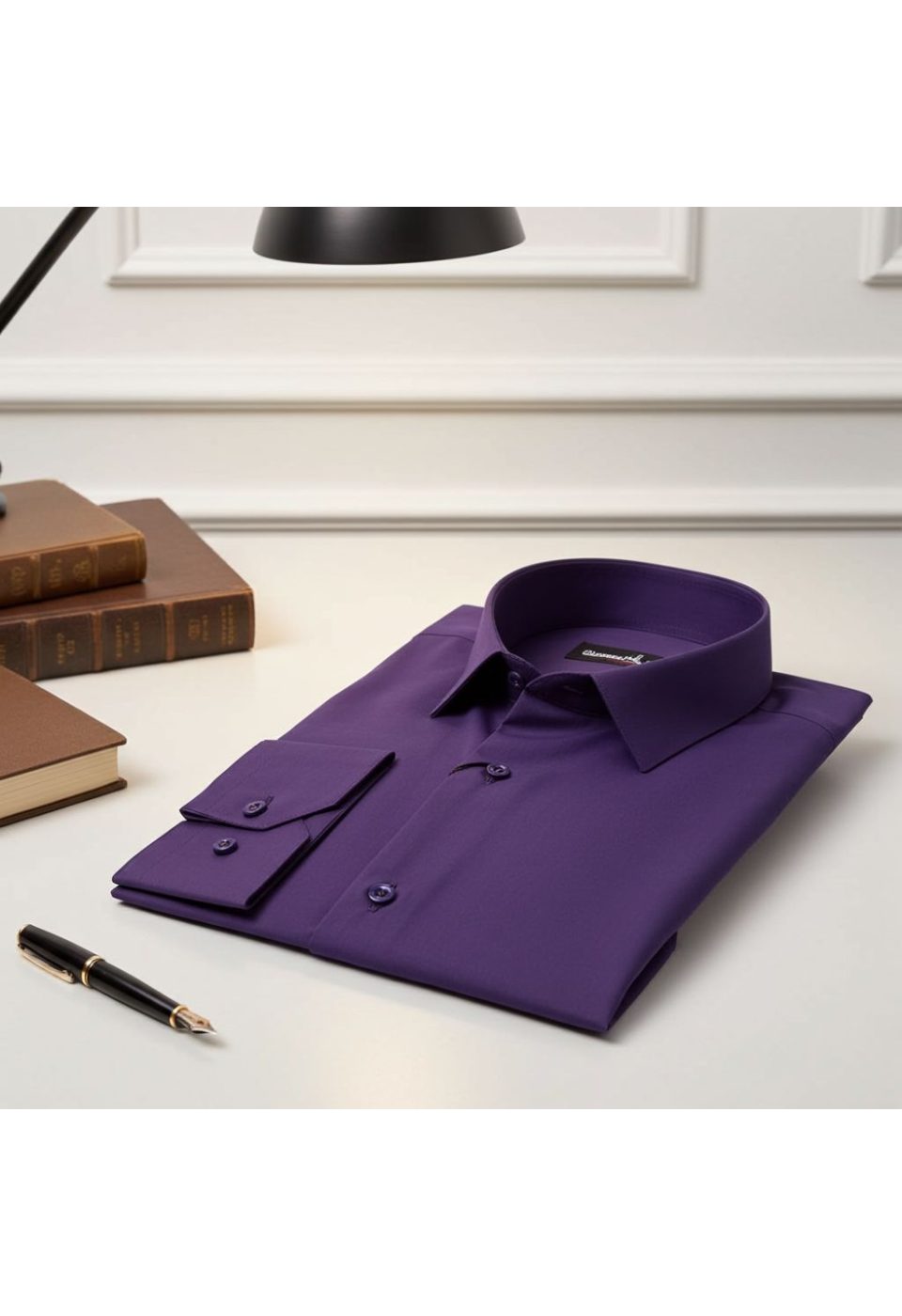 0408 CR B89 Slim Fit Uzun Kol Düz Renk Erkek Gömlek 3GMK310408B89 - Giovanni Fratelli