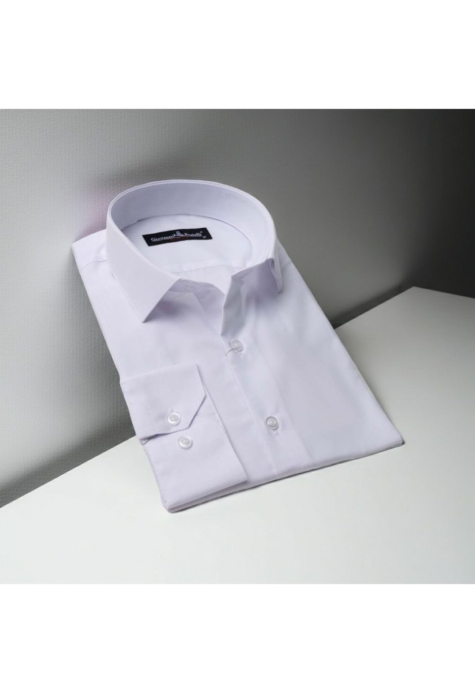 0408 CR BYZ Slim Fit Uzun Kol Düz Renk Erkek Gömlek 3GMK310408BYZ - Giovanni Fratelli