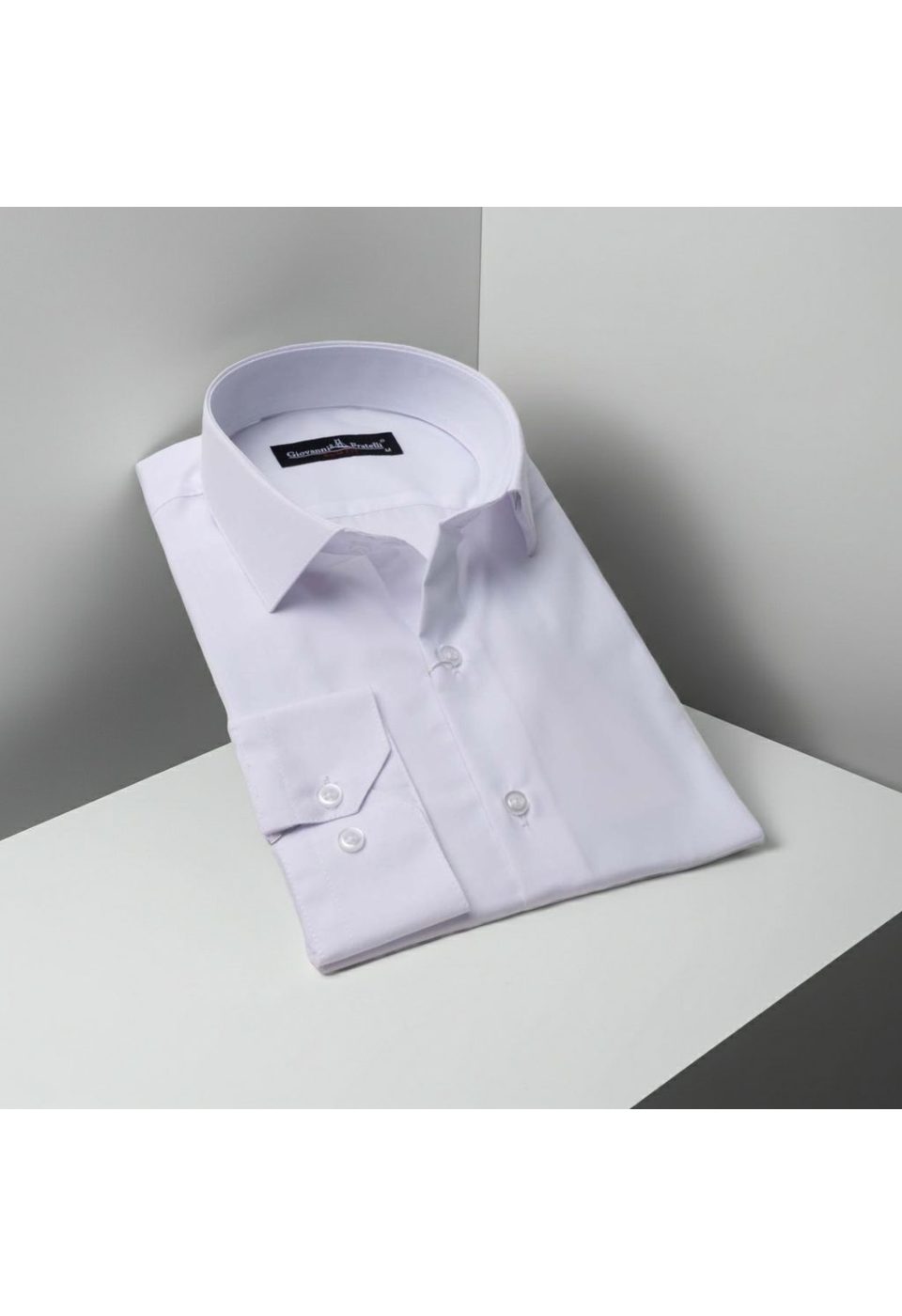 0408 CR BYZ Slim Fit Uzun Kol Düz Renk Erkek Gömlek 3GMK310408BYZ - Giovanni Fratelli