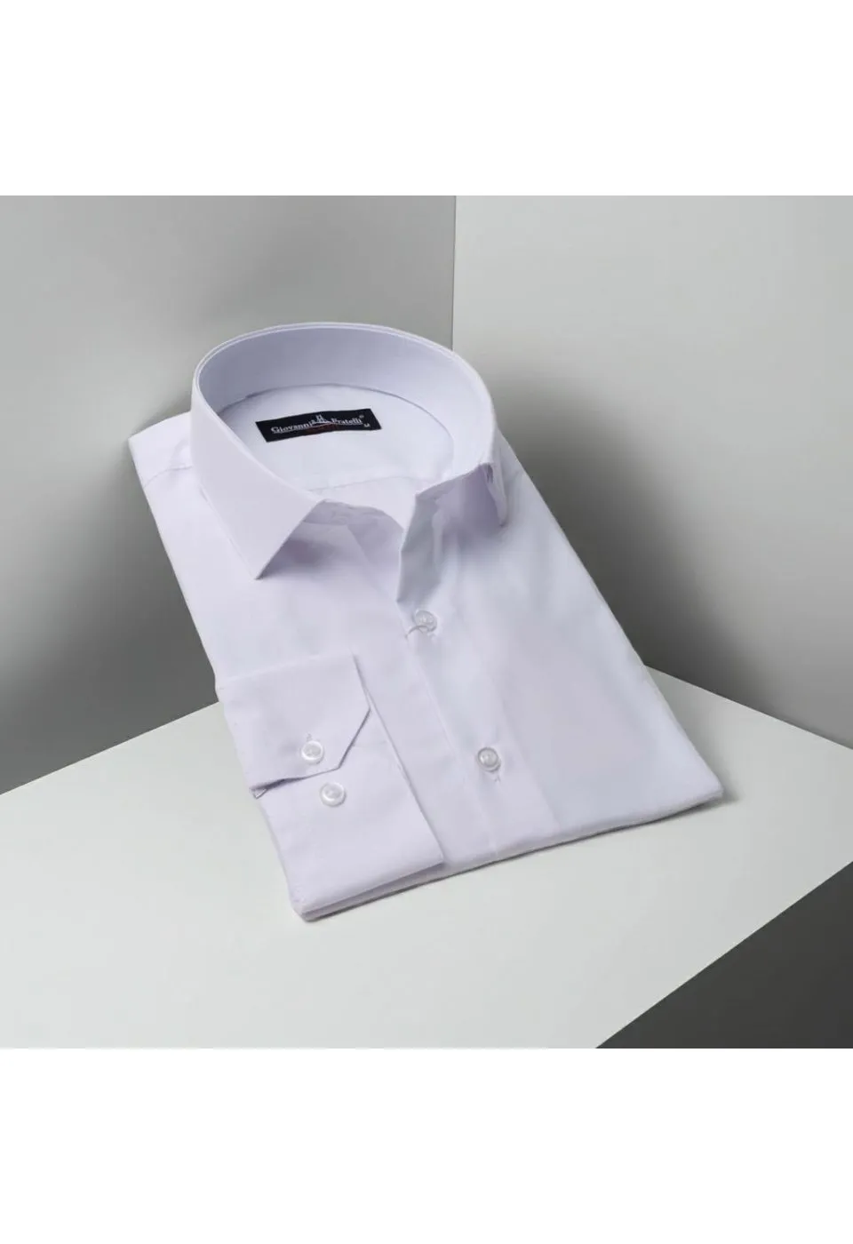 Slim Fit Uzun Kol Düz Renk Erkek Gömlek 3GMK310408BYZ - Giovanni Fratelli