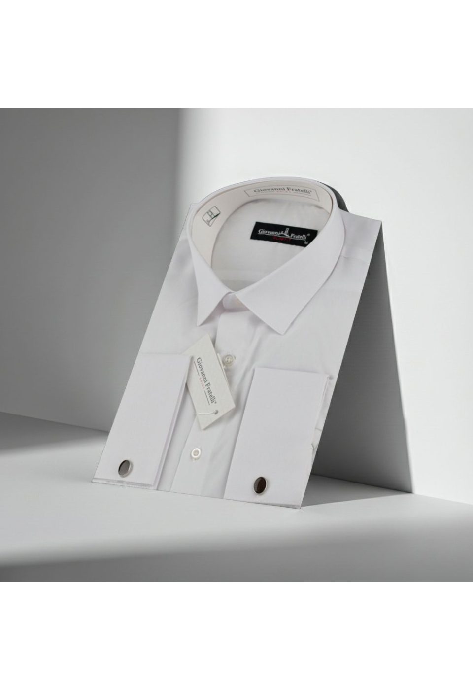 Slim Fit Kol Düğmeli Düz Renk Erkek Gömlek 3GMK350408BYZ - Giovanni Fratelli