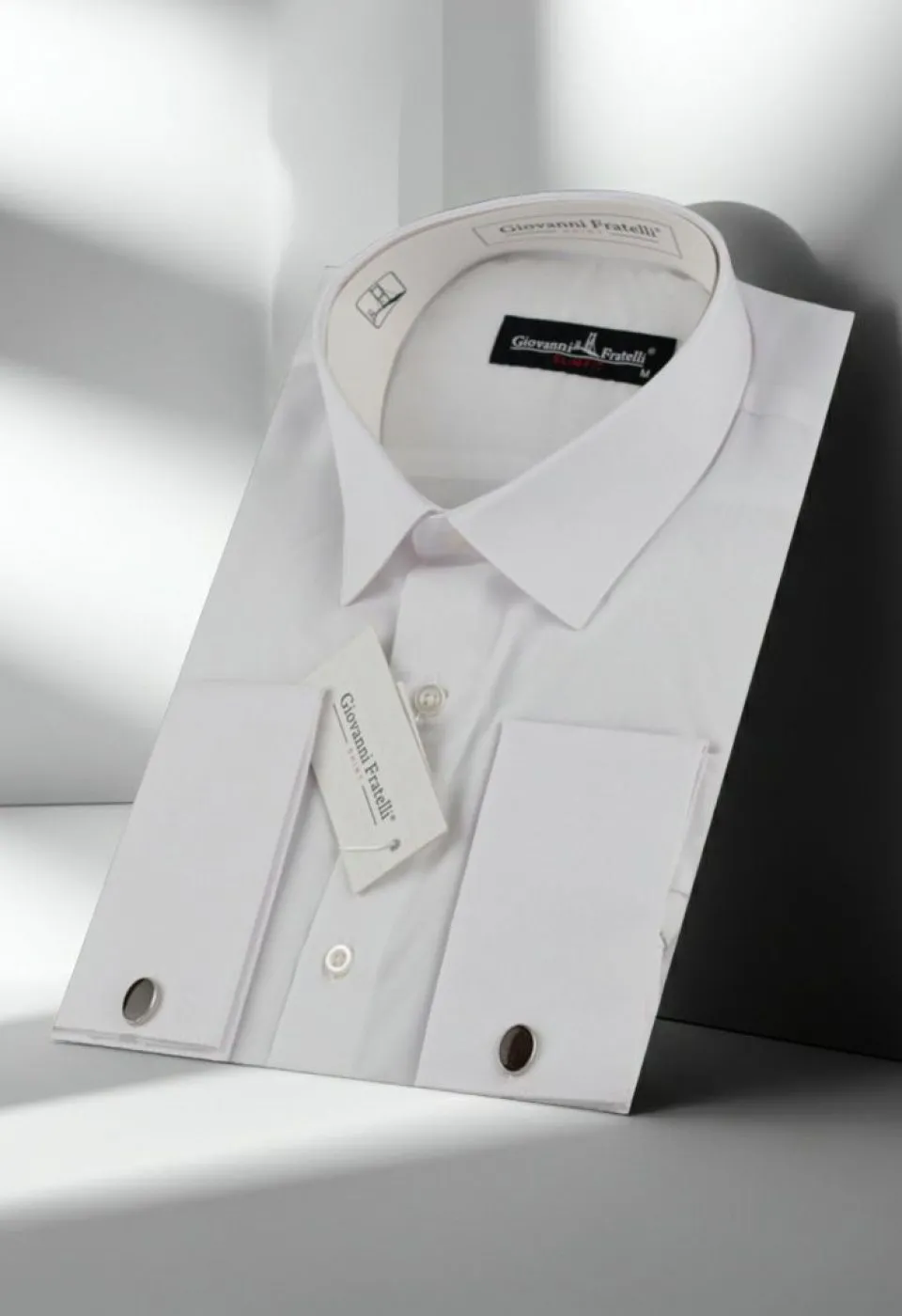 Slim Fit Kol Düğmeli Düz Renk Erkek Gömlek 3GMK350408BYZ Slim Fit Kol Düğmeli Düz Renk Erkek Gömlek 3GMK350408BYZ