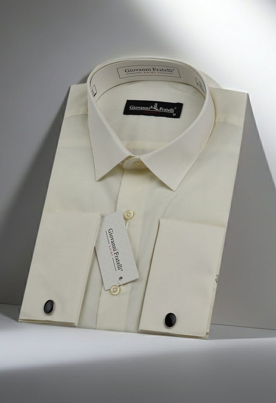 Slim Fit Kol Düğmeli Düz Renk Erkek Gömlek 3GMK350408SAM