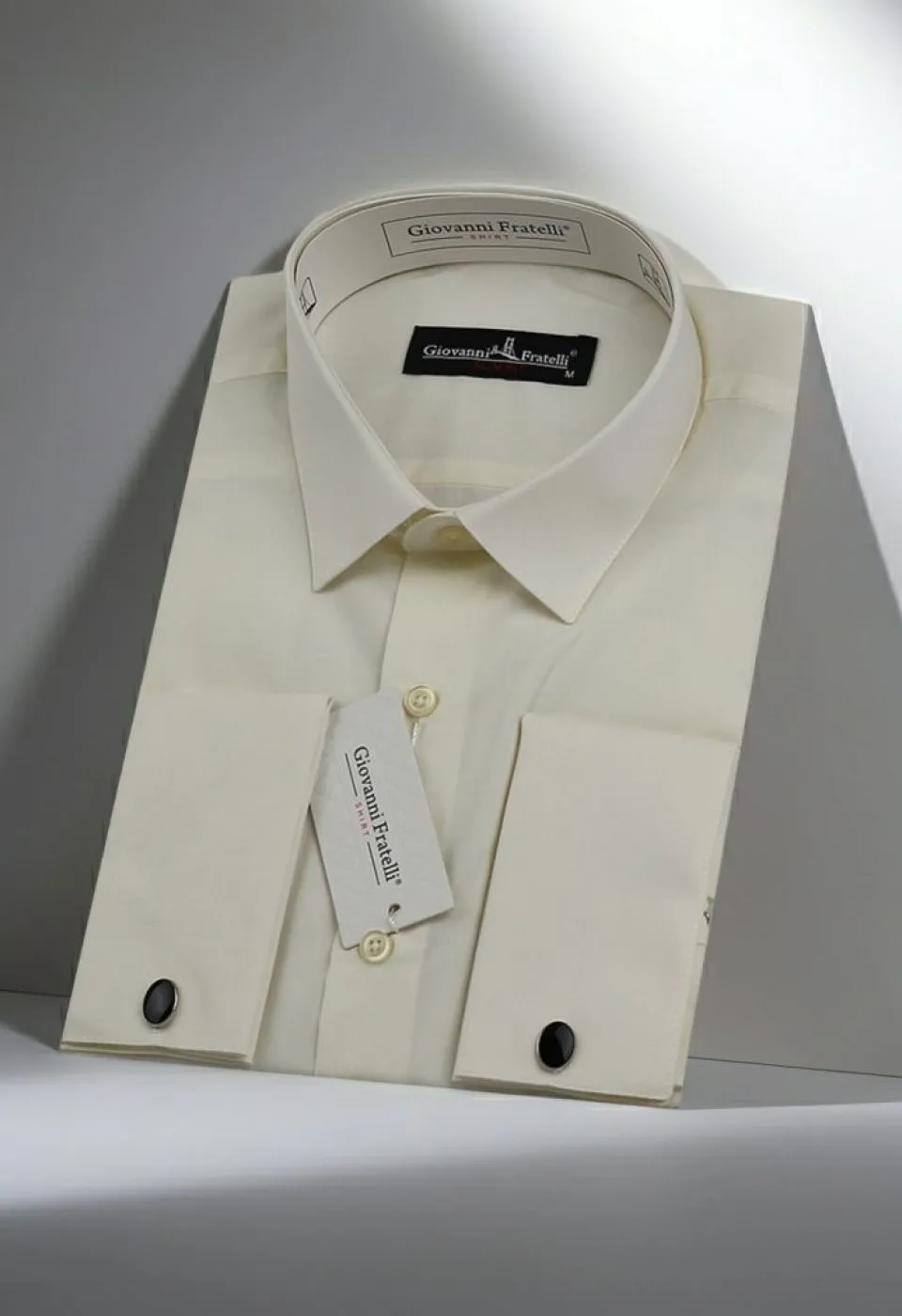 Slim Fit Kol Düğmeli Düz Renk Erkek Gömlek 3GMK350408SAM
