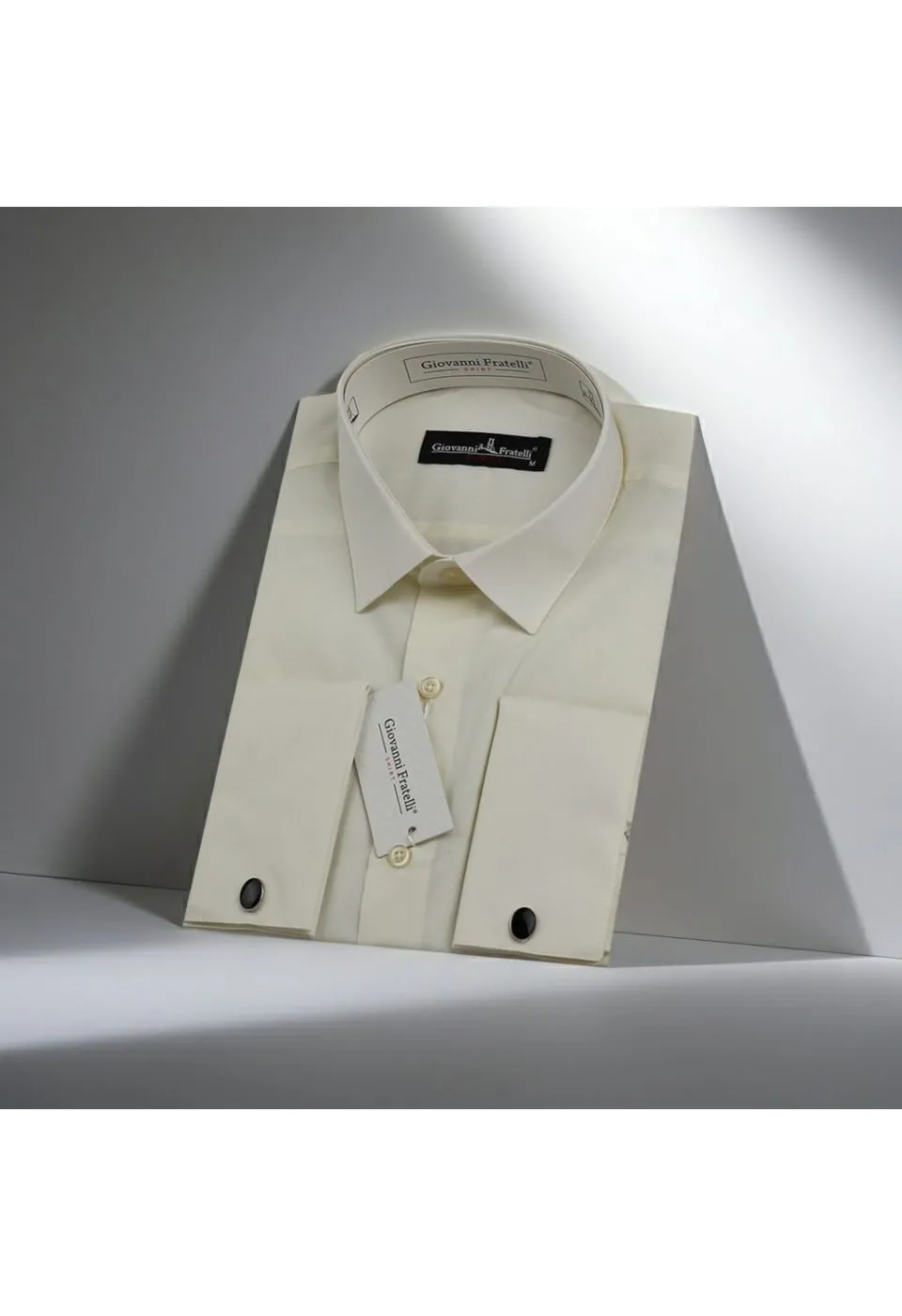 Slim Fit Kol Düğmeli Düz Renk Erkek Gömlek 3GMK350408SAM - Giovanni Fratelli