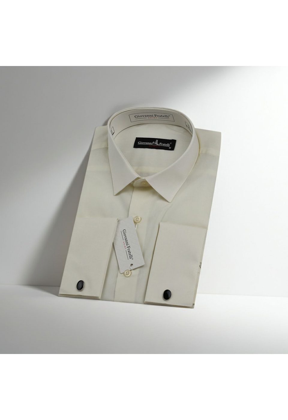 Slim Fit Kol Düğmeli Düz Renk Erkek Gömlek 3GMK350408SAM - Giovanni Fratelli