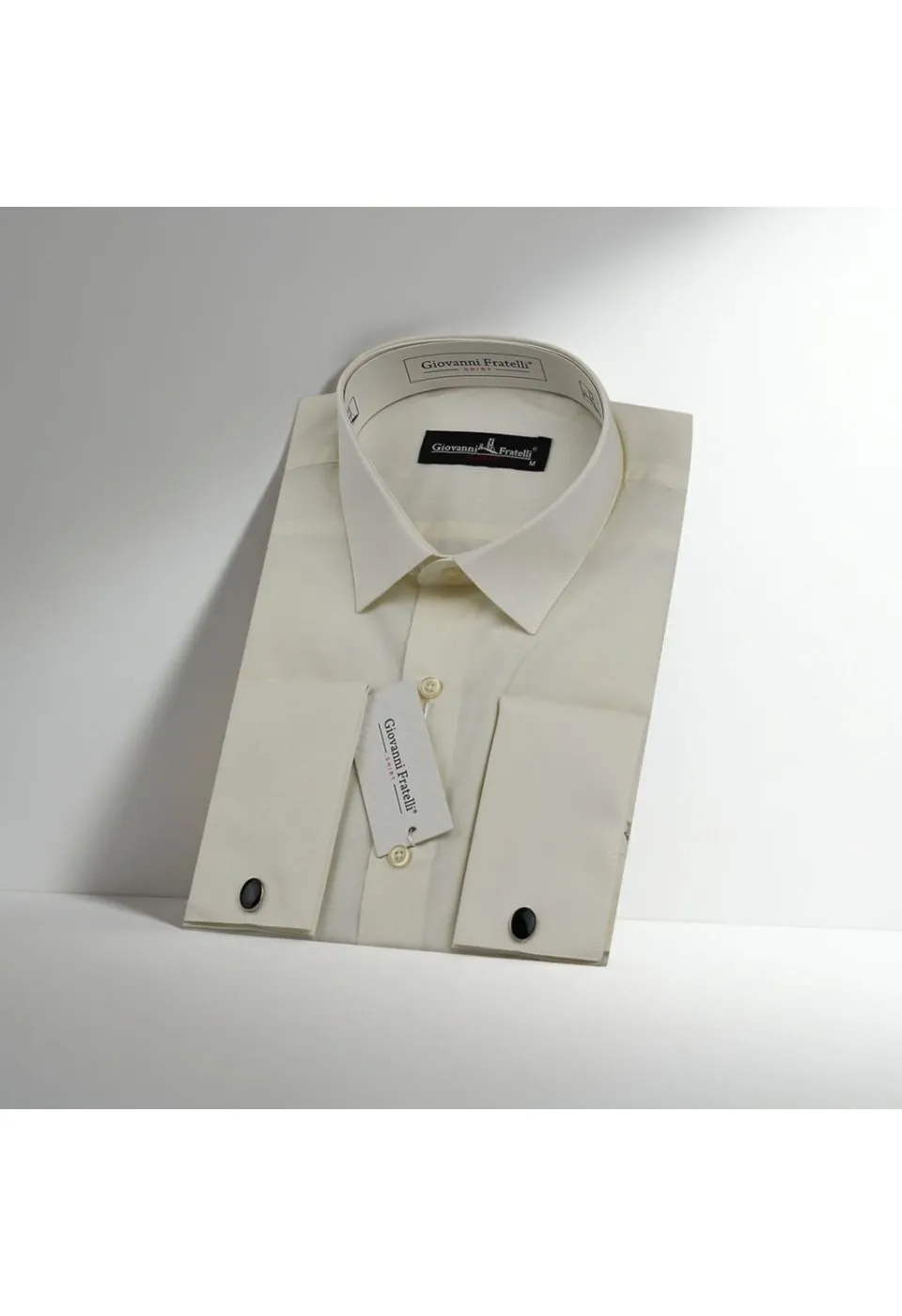 Slim Fit Kol Düğmeli Düz Renk Erkek Gömlek 3GMK350408SAM - Giovanni Fratelli