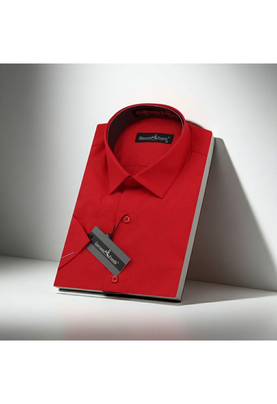 Slim Fit Kısa Kol Düz Renk Erkek Gömlek 3GMK320408001 - Giovanni Fratelli
