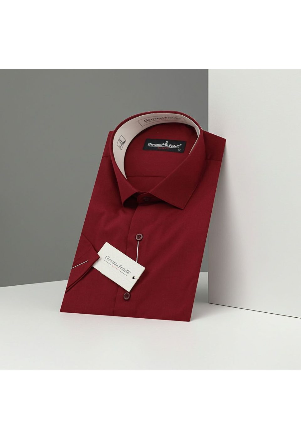 Slim Fit Kısa Kol Düz Renk Erkek Gömlek 3GMK320408002 - Giovanni Fratelli