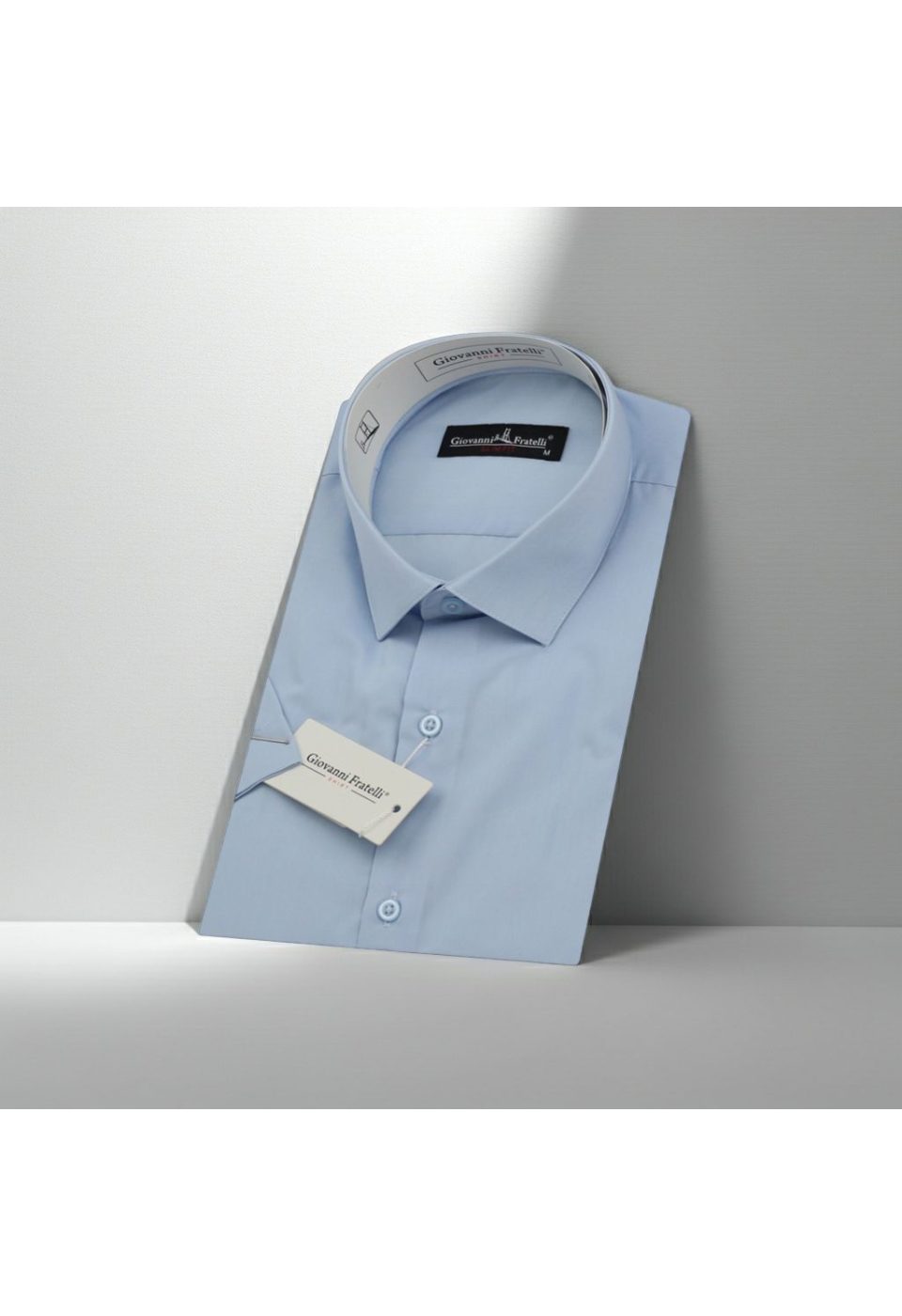 Slim Fit Kısa Kol Düz Renk Erkek Gömlek 3GMK320408005 - Giovanni Fratelli