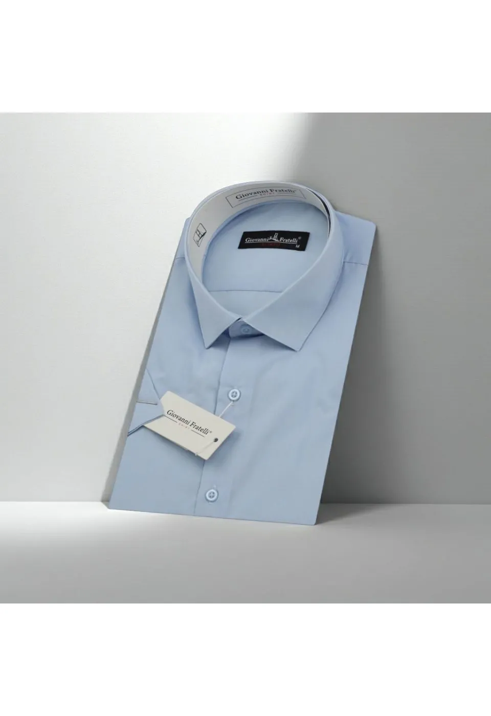 Slim Fit Kısa Kol Düz Renk Erkek Gömlek 3GMK320408005 - Giovanni Fratelli